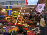 Flowers from this booth or choclate from that one??