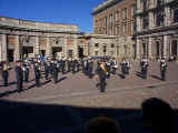 The Royal Band plays during the changing of the guard.