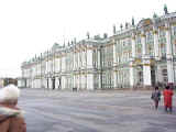 The Winter Palace building of the Hermitage Museum