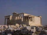 The Erechtheion atop the Acropolis