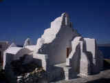 The bizarre, beautiful, and asymmetrical church of Panagia Paraportiani