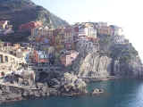 Manarola, perched high upon Cinque Terre's rocky cliffs