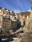 Our loddgings in Riomaggiore (3rd building from the left)