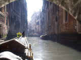 Venice's canals - bathed in sunlight