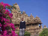 One of Khajuraho spectacular (and unusual) temples
