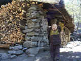 Youngster proudly giving us a tour of his family's teahouse