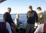 Deep-sea fishing with a few new friends