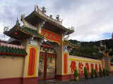 A kaleidoscope of color at the Sam Poh Temple