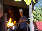 Chef Wong cooks up his mouth watering seafood